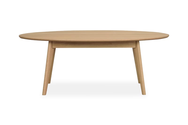 Soffbord Cerovo 130 cm Ovalt - Lackad Ek - Möbler - Bord & matgrupp - Avlastningsbord & sidobord - Brickbord & småbord