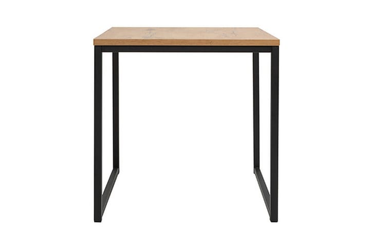 Soffbord Colmenarejo 50 cm - Ekfärg/Svart - Möbler - Bord & matgrupp - Soffbord