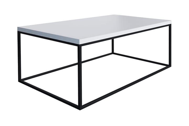 Soffbord Cubinson 100 cm - Vit/Svart - Möbler - Bord & matgrupp - Soffbord