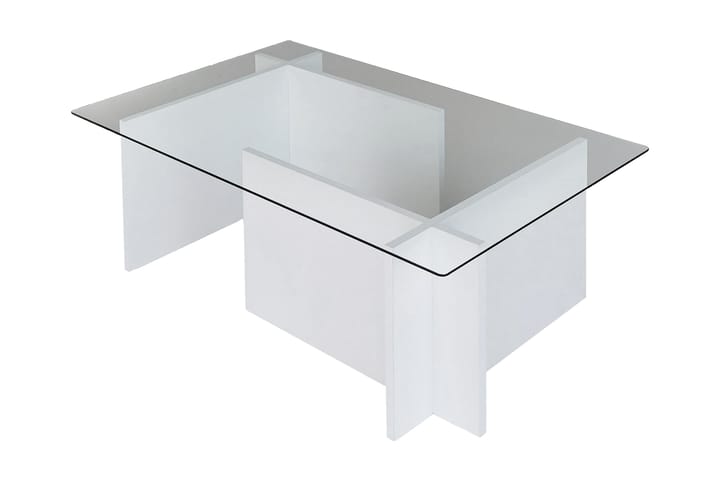 Soffbord Dimants 105x40x105 cm - Vit - Möbler - Bord & matgrupp - Soffbord