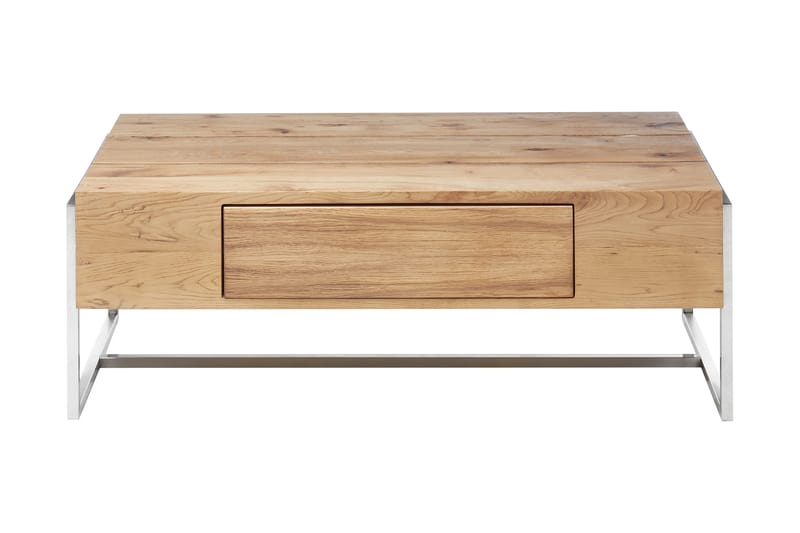 Soffbord Eleanore 110 cm med Förvaring Låda - Ekfärg/Metall - Möbler - Bord & matgrupp - Soffbord