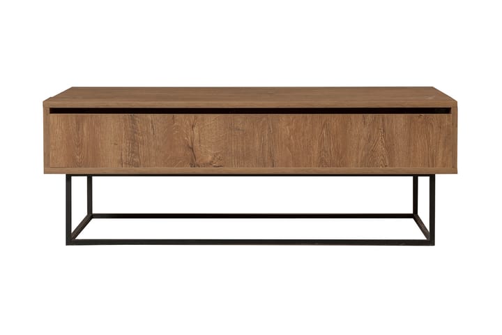 Soffbord Estepa 120 cm med Förvaring Rum - Mörkbrun/Svart - Möbler - Bord & matgrupp - Soffbord
