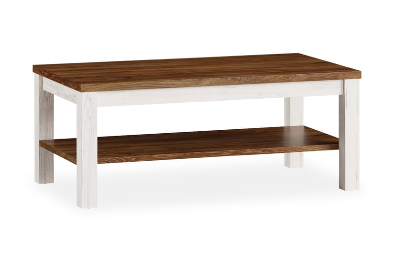 Soffbord Fabas 110 cm - Ek|Offwhite - Möbler - Bord & matgrupp - Soffbord