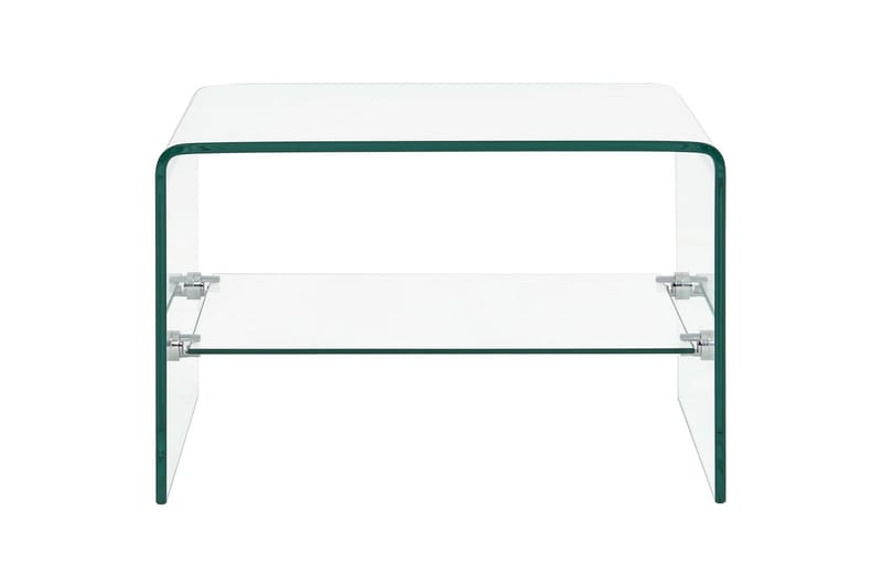 Soffbord genomskinlig 50x45x33 cm härdat glas - Transparent - Möbler - Bord & matgrupp - Soffbord
