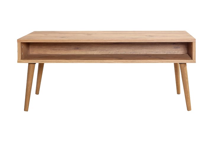 Soffbord Gillberga 110 cm med Förvaring Hylla - Natur/Grå - Möbler - Bord & matgrupp - Soffbord