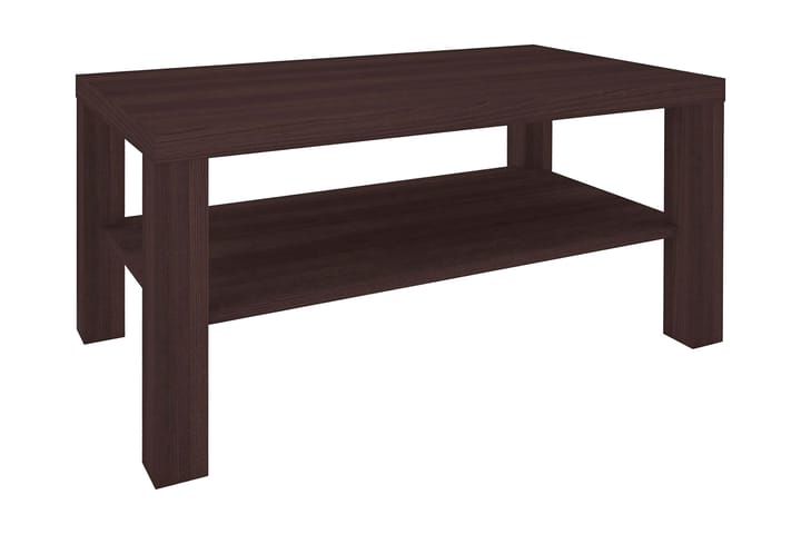 Soffbord Gomaia 100 cm med Förvaring Hylla - Mörkt Trä - Möbler - Bord & matgrupp - Soffbord