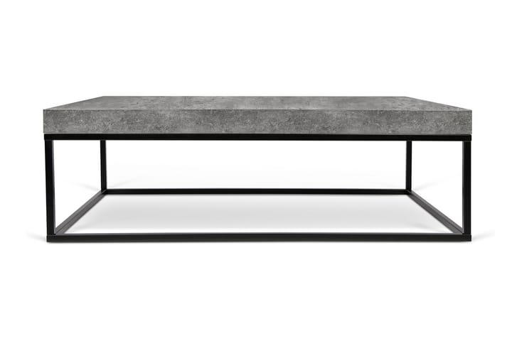Soffbord Gorrell 120 cm - Betonggrå/Svart - Möbler - Bord & matgrupp - Soffbord