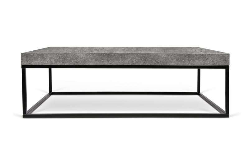 Soffbord Gorrell 120 cm - Betonggrå/Svart - Möbler - Bord & matgrupp - Soffbord