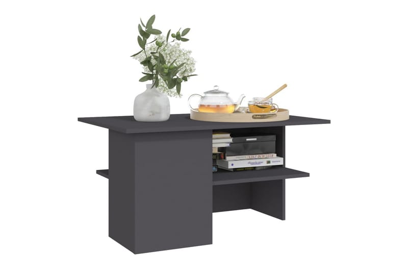 Soffbord grå 90x60x46,5 cm spånskiva - Grå - Möbler - Bord & matgrupp - Soffbord