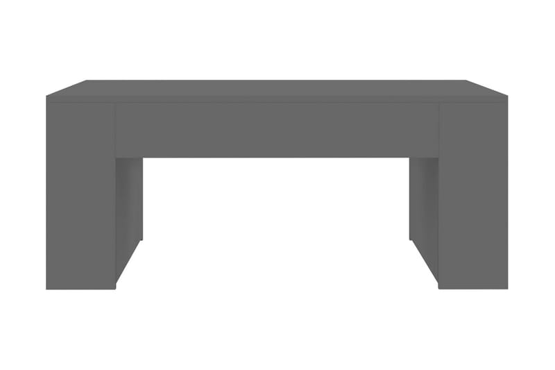 Soffbord grå högglans 100x60x42 cm spånskiva - Grå - Möbler - Bord & matgrupp - Soffbord