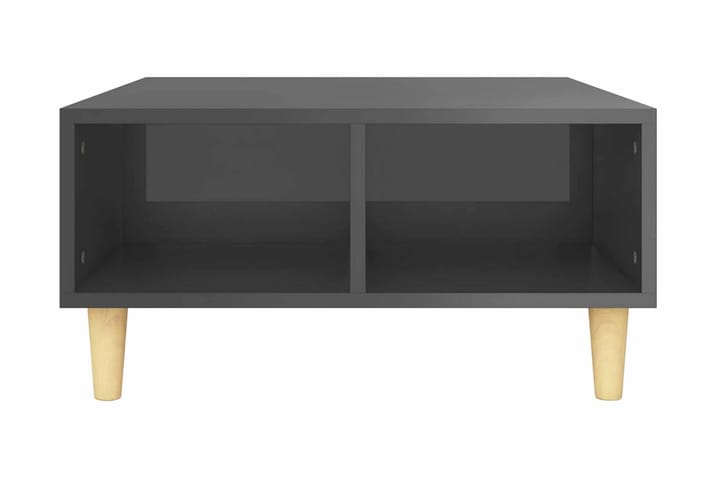 Soffbord grå högglans 60x60x30 cm spånskiva - Grå - Möbler - Bord & matgrupp - Soffbord