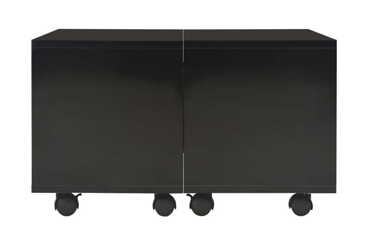 Soffbord högglans svart 60x60x35 cm spånskiva - Svart - Möbler - Bord & matgrupp - Soffbord