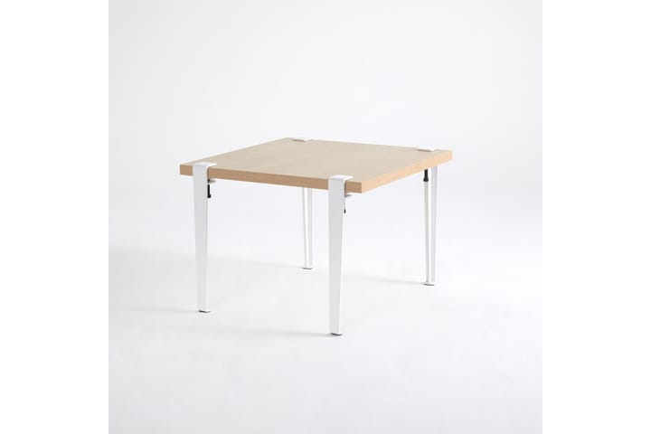 Soffbord Halicheron 60x60 cm Brun/Vit - Hanah Home - Möbler - Bord & matgrupp - Soffbord