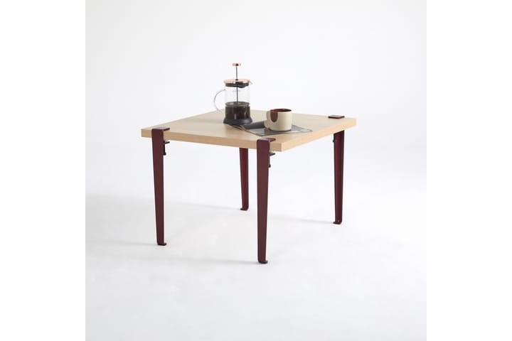 Soffbord Halicheron 60x60 cm Mörkbrun - Hanah Home - Möbler - Bord & matgrupp - Soffbord