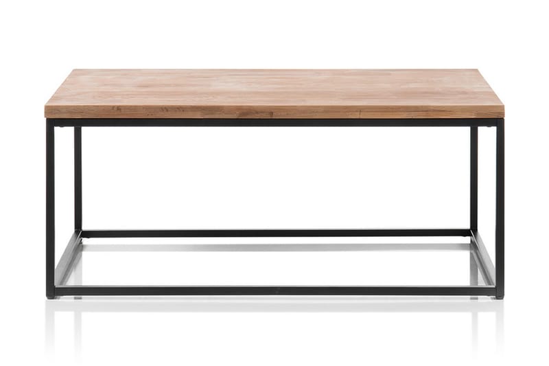 Soffbord Hiraoka 110 cm - Ek/Svart - Möbler - Bord & matgrupp - Soffbord