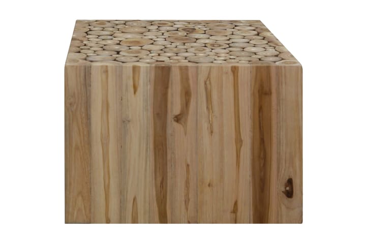 Soffbord i äkta teak 50x50x35 cm - Brun - Möbler - Bord & matgrupp - Soffbord