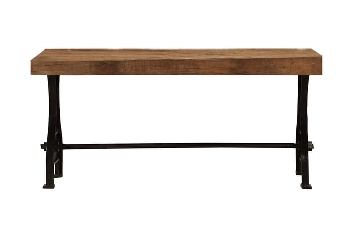 Soffbord i massivt återvunnet trä 100x60x40 cm - Brun - Möbler - Bord & matgrupp - Soffbord