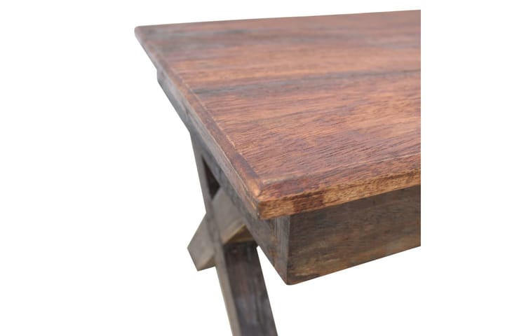 Soffbord i massivt återvunnet trä 110x60x45 cm - Brun - Möbler - Bord & matgrupp - Soffbord