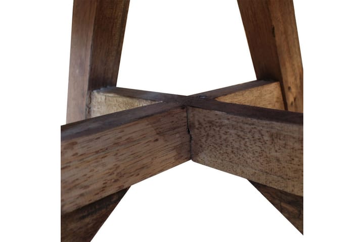 Soffbord i massivt återvunnet trä 60x45 cm vit - Vit - Möbler - Bord & matgrupp - Soffbord