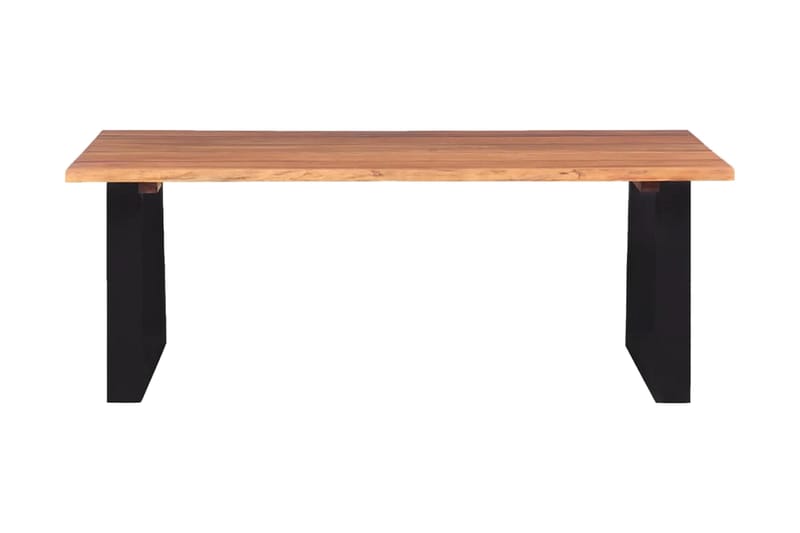 Soffbord i massivt akaciaträ 110x60x40 cm - Brun - Möbler - Bord & matgrupp - Soffbord
