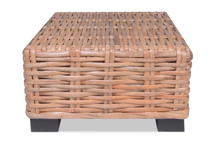 Soffbord i naturlig rotting 45x45x30 cm - Brun - Möbler - Bord & matgrupp - Soffbord