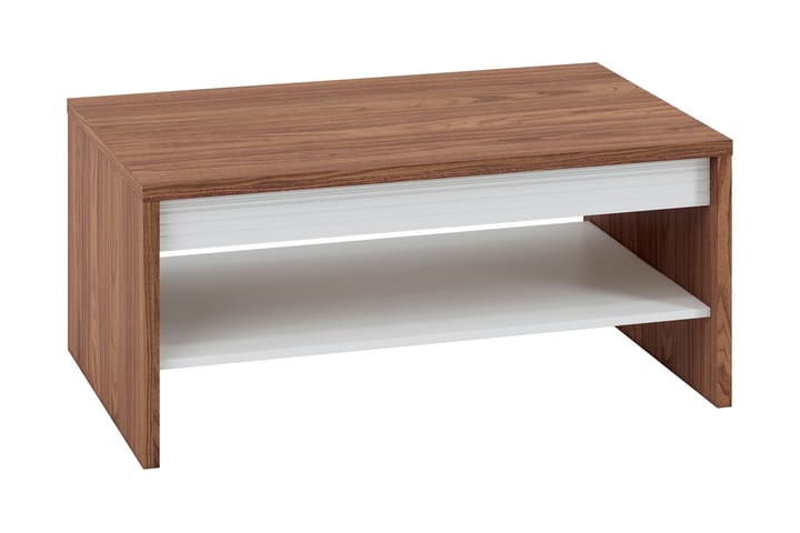 Soffbord Inferior 49 cm - Valnötsbrun/Vit - Möbler - Bord & matgrupp - Soffbord
