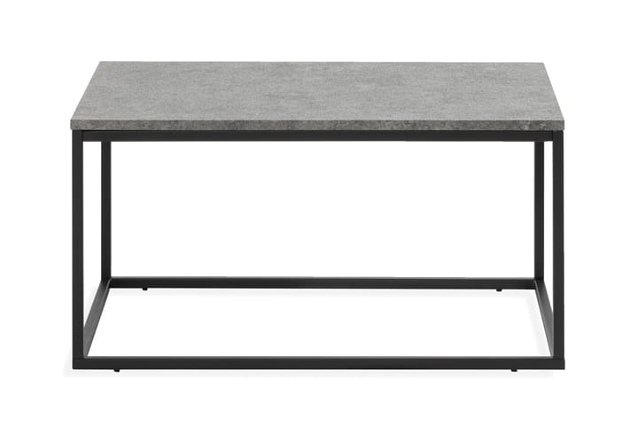 Soffbord Ladonia 90 cm - Betong/Svart - Möbler - Bord & matgrupp - Soffbord