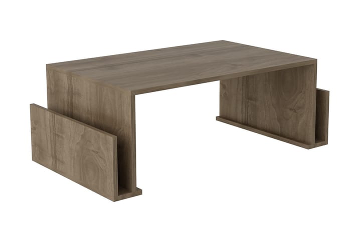 Soffbord Lalenius 95 cm med Tidningsförvaring - Valnötsbrun - Möbler - Bord & matgrupp - Soffbord