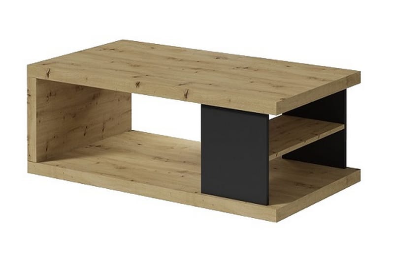 Soffbord Lenexa 110 cm med Förvaring Hyllor - Trä - Möbler - Bord & matgrupp - Soffbord