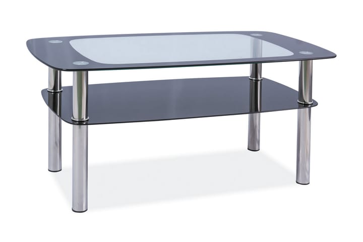 Soffbord Lesevo 100 cm - Glas/Silver - Möbler - Bord & matgrupp - Soffbord