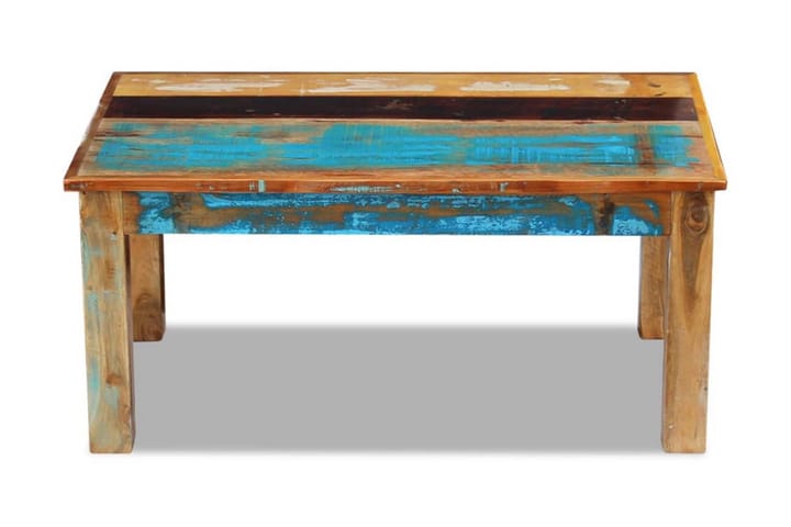 Soffbord massivt återvunnet trä 100x60x45 cm - Brun - Möbler - Bord & matgrupp - Soffbord