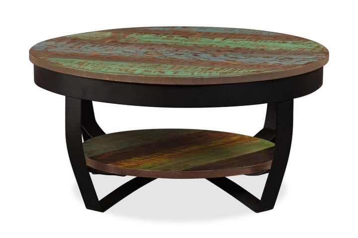 Soffbord massivt återvunnet trä 65x32 cm - Flerfärgad - Möbler - Bord & matgrupp - Soffbord