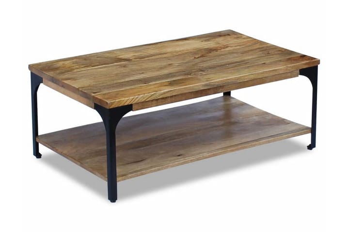 Soffbord massivt mangoträ 100x60x38 cm - Brun - Möbler - Bord & matgrupp - Soffbord