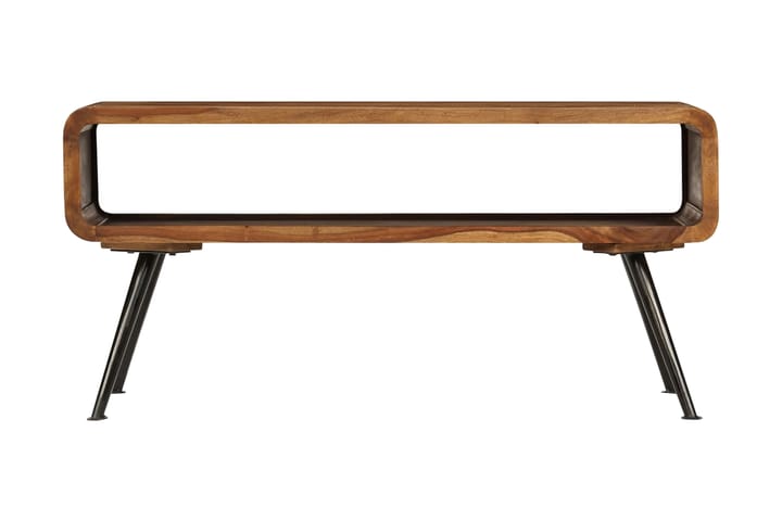 Soffbord massivt sheshamträ 95x40x45 cm - Valnötsbrun - Möbler - Bord & matgrupp - Soffbord