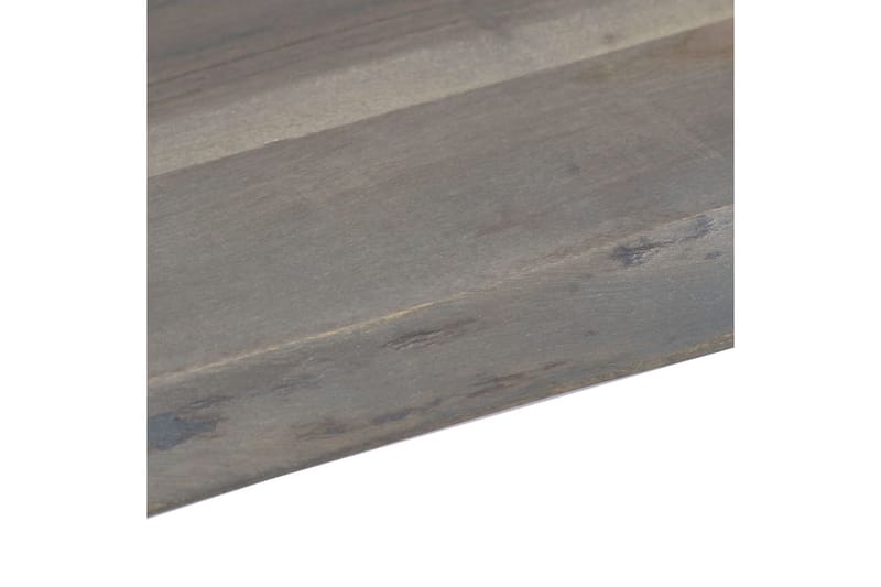 Soffbord med levande kanter grå 115x60x40 cm massivt akaciat - Grå - Möbler - Bord & matgrupp - Soffbord
