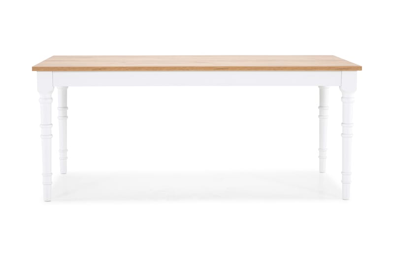 Soffbord Milton 130 cm - Ekfanér/Vit - Möbler - Bord & matgrupp - Soffbord