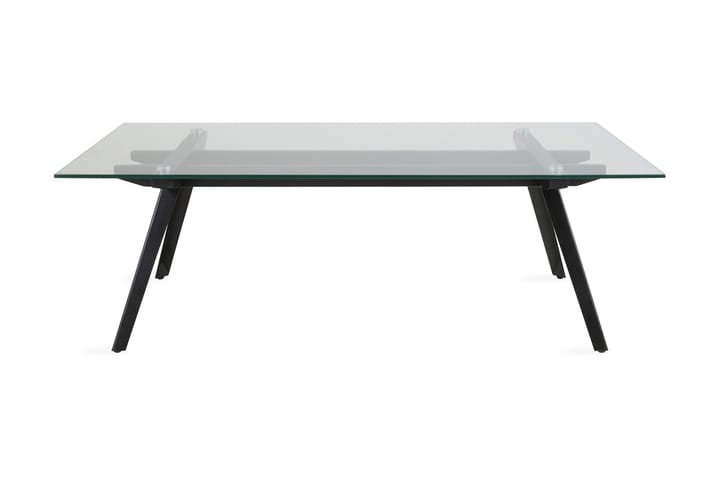 Soffbord Monti 120 cm - Glas/Svart - Möbler - Bord & matgrupp - Soffbord