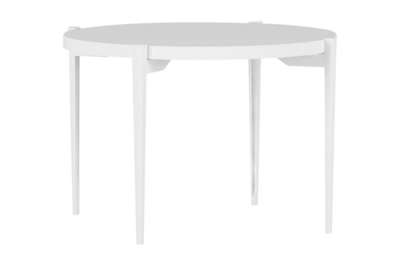 Soffbord Neac 60 cm Runt - Vit - Möbler - Bord & matgrupp - Soffbord