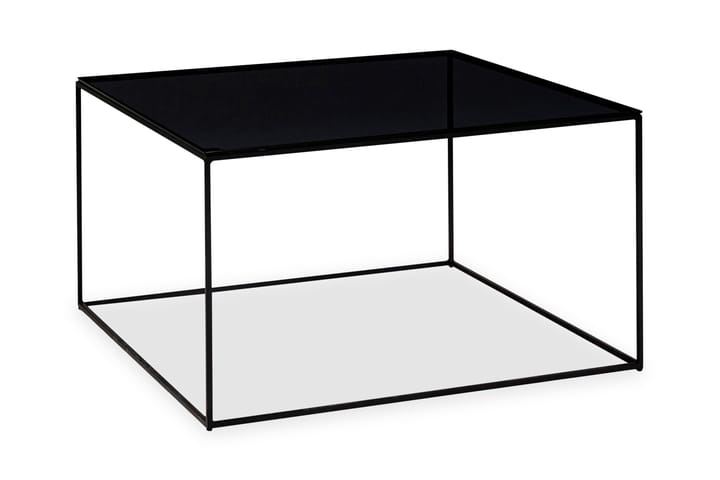 Soffbord Oretta 80 cm - Svart/Glas - Möbler - Bord & matgrupp - Soffbord