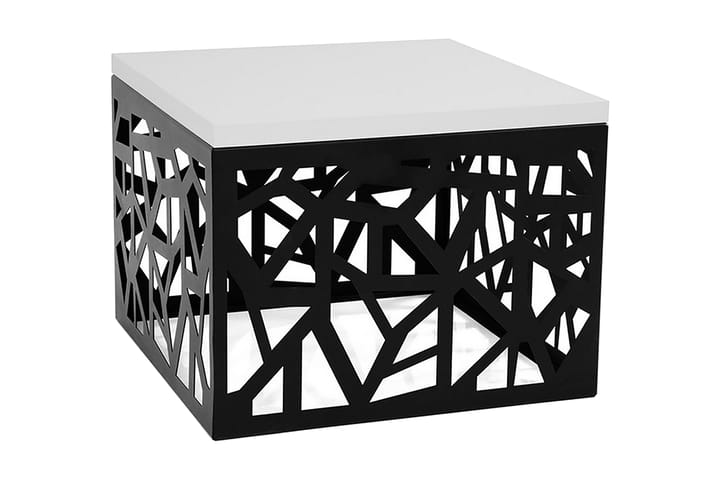 Soffbord Palisa 60 cm - Svart/Vit - Möbler - Bord & matgrupp - Soffbord
