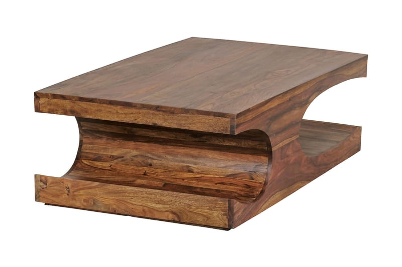 Soffbord Penedo 118 cm med Förvaring Hyllor - Massivt Trä - Möbler - Bord & matgrupp - Soffbord