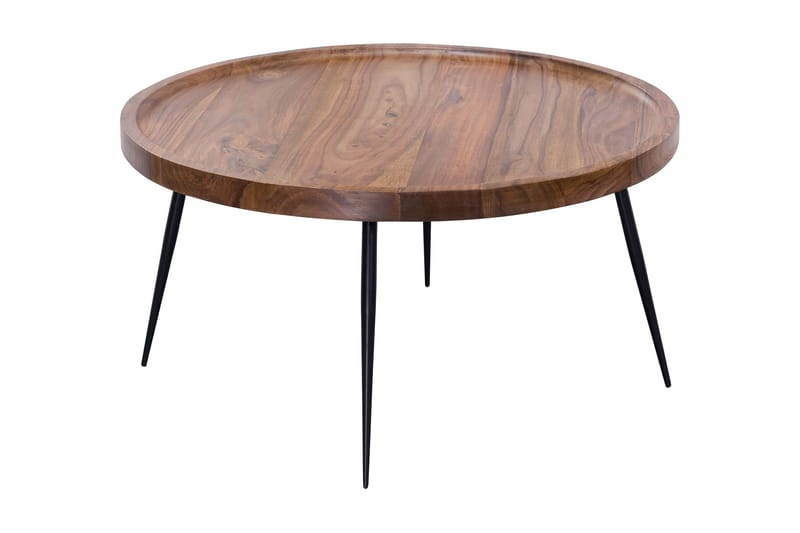 Soffbord Philby 75 cm - Valnötsbrun - Möbler - Fåtölj & stolar - Fåtölj - Sammetsfåtölj
