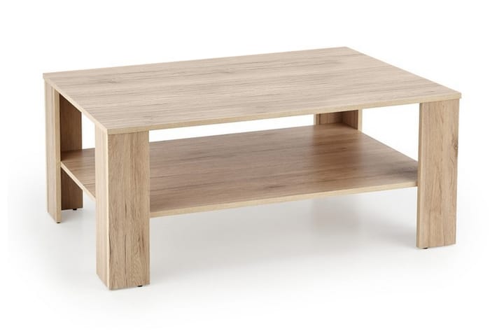 Soffbord Pikarnia 110 cm med Förvaring Hylla - Ek - Möbler - Bord & matgrupp - Soffbord