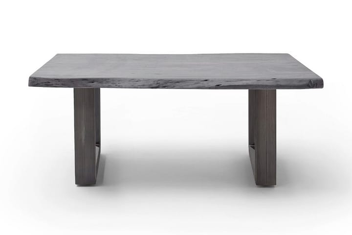 Soffbord Pomaire 110 cm Ben U-form - Akacia/Grå/Antik - Möbler - Bord & matgrupp - Soffbord