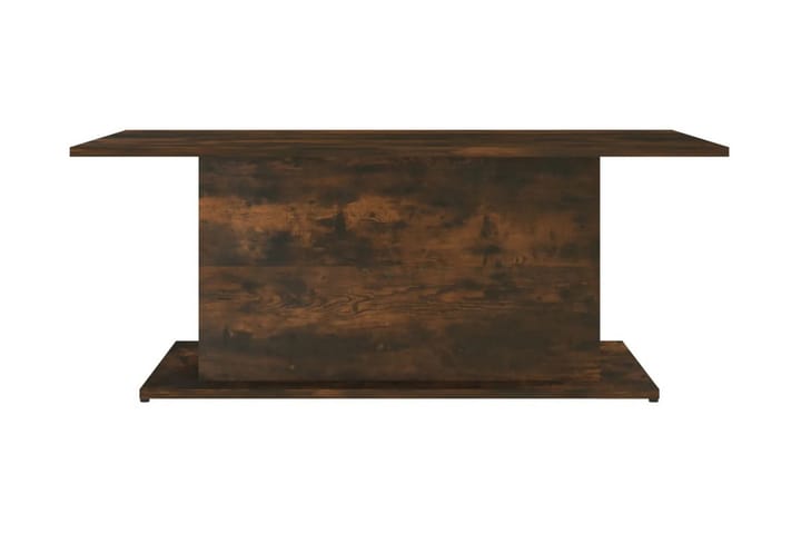 Soffbord rökfärgad ek 102x55,5x40 cm spånskiva - Brun - Möbler - Bord & matgrupp - Soffbord