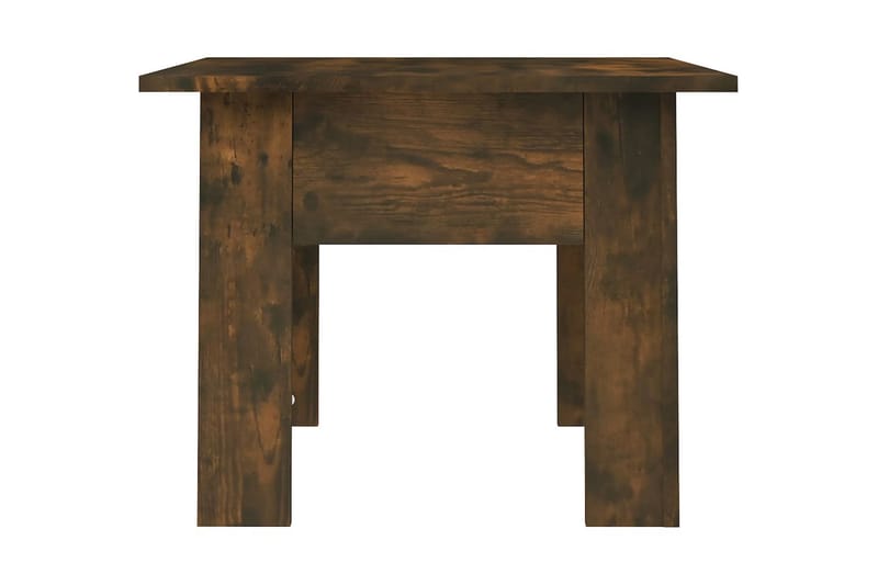 Soffbord rökfärgad ek 55x55x42 cm spånskiva - Brun - Möbler - Bord & matgrupp - Soffbord