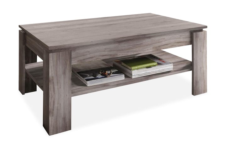 Soffbord Rifallet 110 cm - Ljusgrå - Möbler - Bord - Soffbord