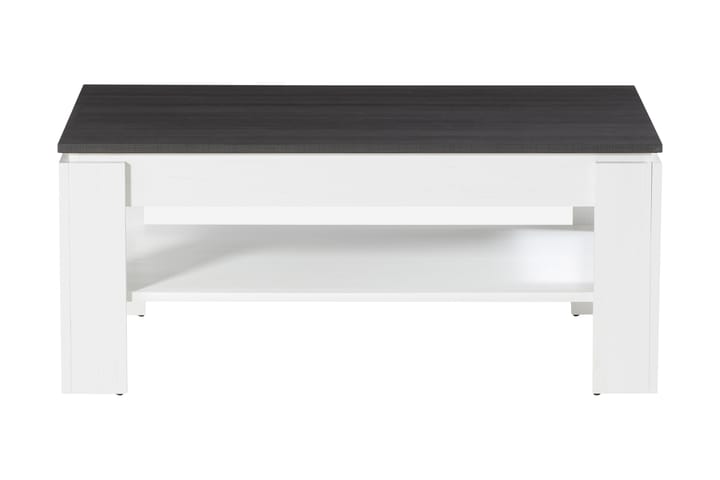 Soffbord Rifallet 110 cm - Vit|Mörkgrå - Möbler - Bord - Soffbord
