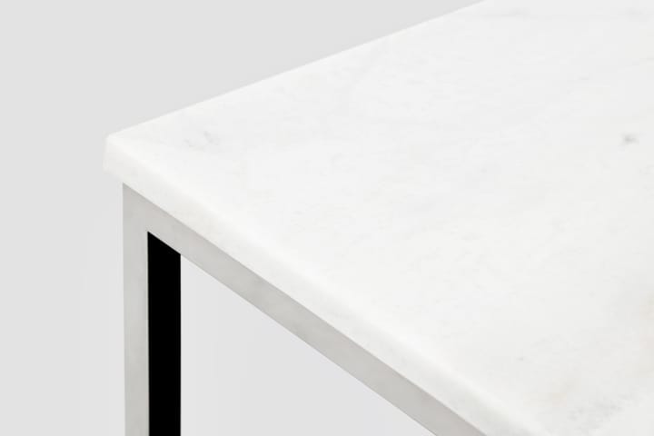 Soffbord Riseine 90 cm med Förvaring Marmor - Vit/Stål - Möbler - Bord & matgrupp - Soffbord