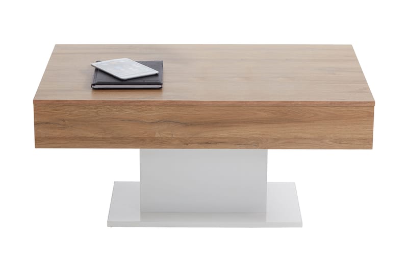 Soffbord Siemen 100 cm med Förvaring 2 Lådor - Brun - Möbler - Bord & matgrupp - Soffbord